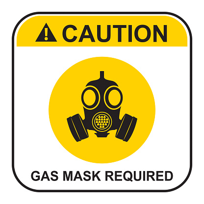 vector, illustration, gas mask illustration