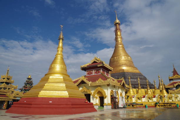 istock kyeik than lan pagoda in Mawlamyine 1436999826