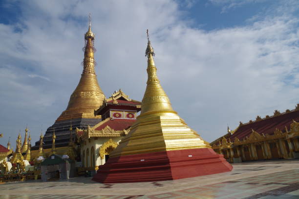 istock kyeik than lan pagoda in Mawlamyine 1436999863