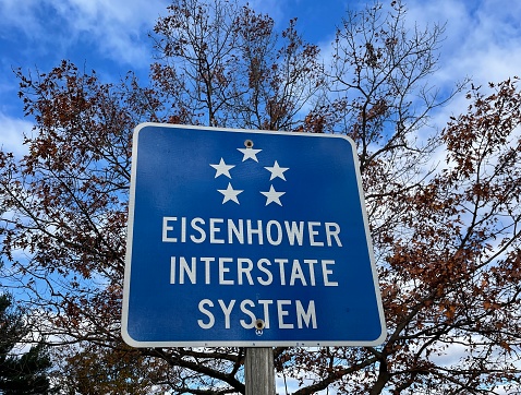 Interstate Road System Sign