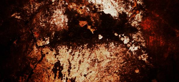 istock Grunge wall texture background, creepy dark old wall 1437015569
