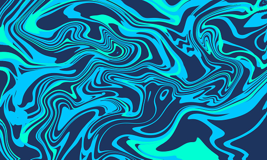 Liquid Pattern Blue Abstract Background Stock Illustration - Download ...