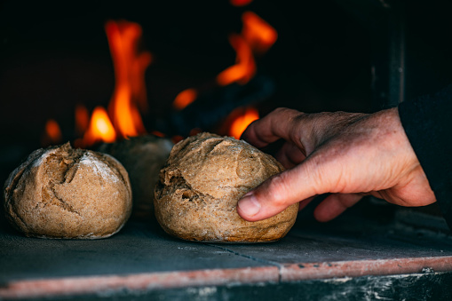 Bread Baked in a Brick Oven