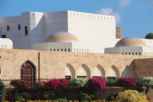 Oman - Mascate - Al Alam palace garden