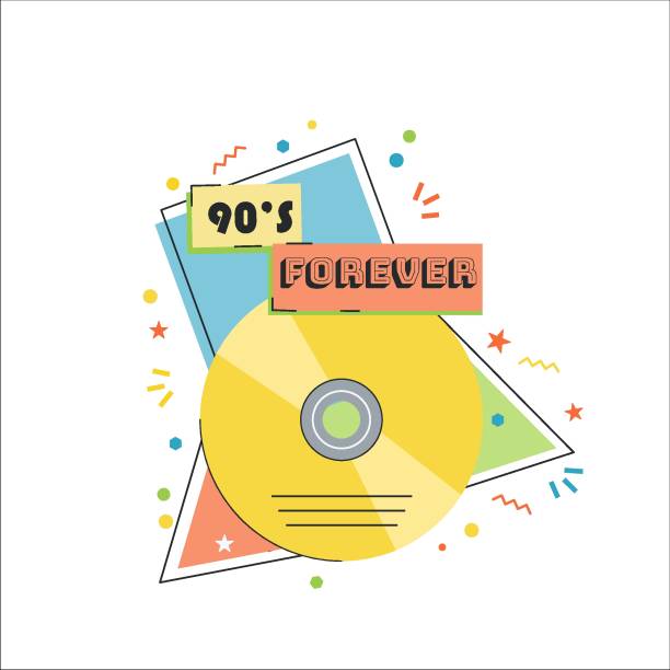 Cd 90 Sticker 520+ 90s Cd Stock Illustrations, Royalty-Free Vector Graphics & Clip ...