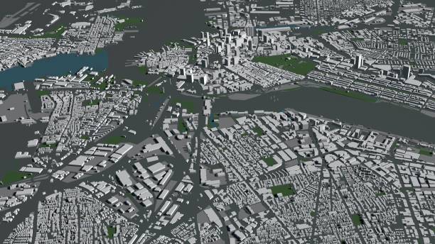 istock 3D illustration of Boston in mass building 1437025321