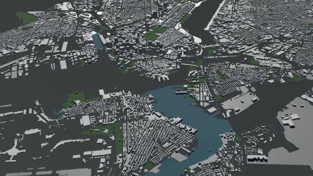 istock 3D illustration of Boston in mass building 1437025358