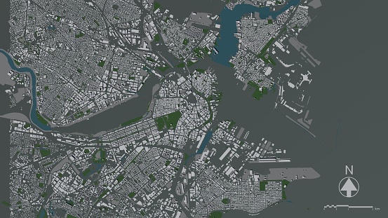 3D Render of a Topographic Map of the Amsterdam area, Netherlands.\nAll source data is in the public domain.\nContains modified Copernicus Sentinel data (Apr 2019) courtesy of ESA. URL of source image: https://scihub.copernicus.eu/dhus/#/home.\nRelief texture SRTM data courtesy of NASA. URL of source image: https://search.earthdata.nasa.gov/search/granules/collection-details?p=C1000000240-LPDAAC_ECS&q=srtm%201%20arc&ok=srtm%201%20arc