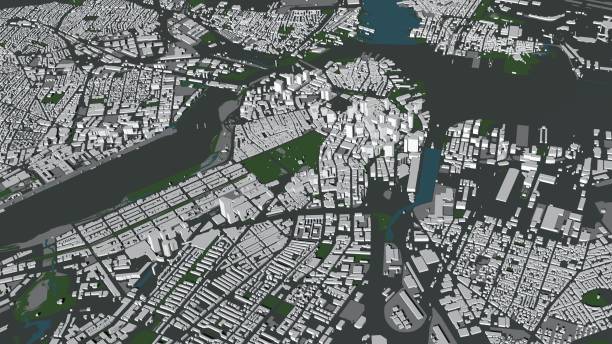 istock 3D illustration of Boston in mass building 1437025398