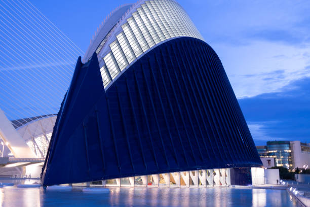 Valencia, Spain, Sept. 29, 2022: ciutat de les arts i de les ciences in Valencia, Spain