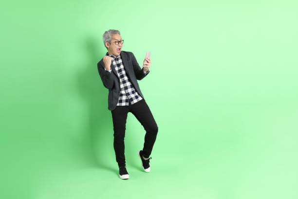 istock Asian Man on Green 1437045782