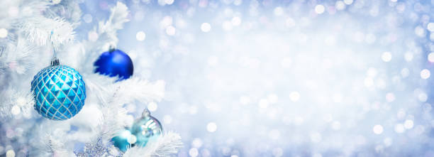 Christmas and New Year holiday background with copy space for your text. stock photo