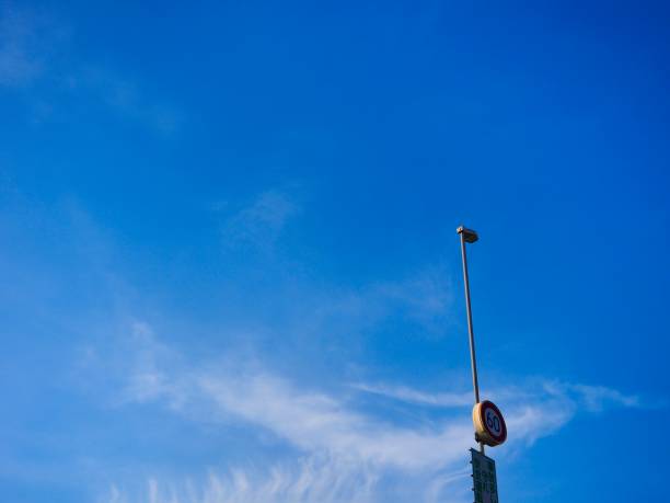 istock Street lights and sky. 1437053796