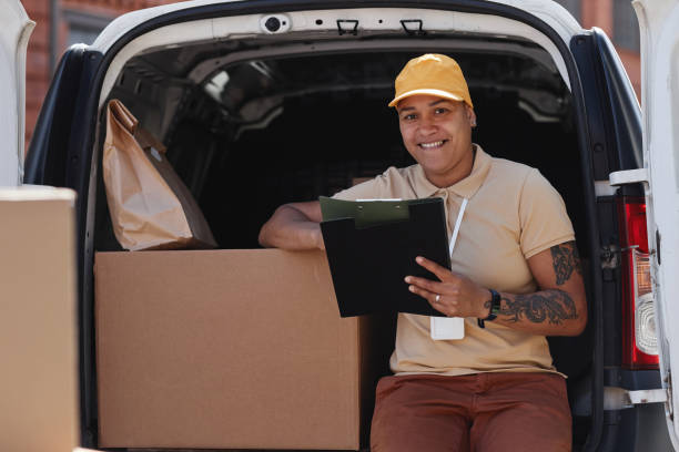 istock Woman as Delivery Worker 1437054427