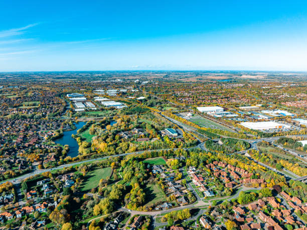 istock Drone view of Milton Keynes, England 1437055597
