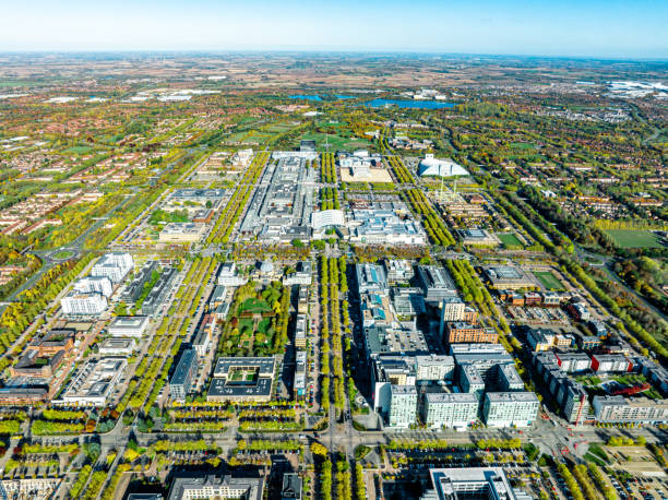 istock Drone view of Milton Keynes, England 1437055624