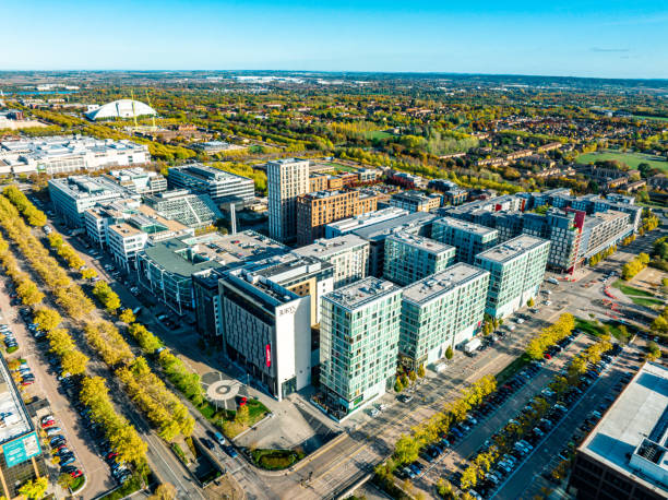 istock Drone view of Milton Keynes, England 1437055705