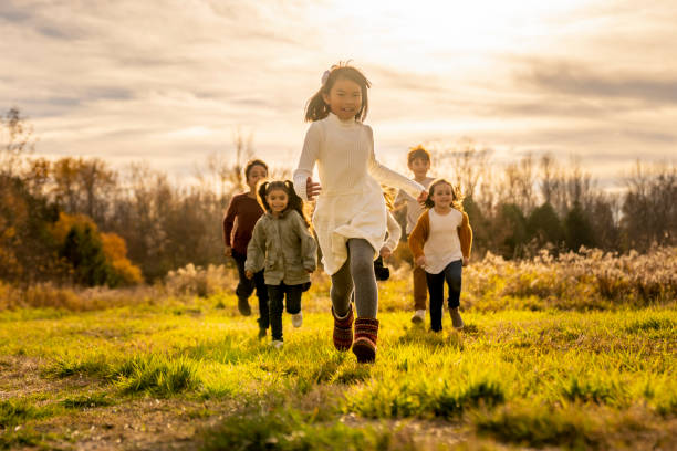 istock Children Running Towards the Camera 1437057632