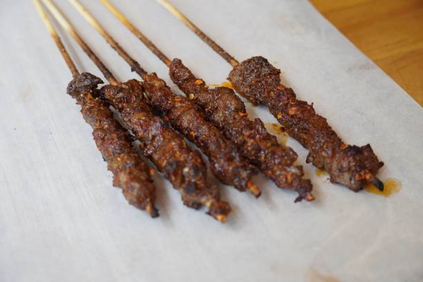 istock Closeup shot of a barbecue 1437065390