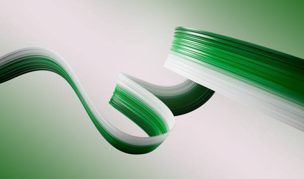 istock Pakistani flag wavy abstract background. 3d illustration 1437077923