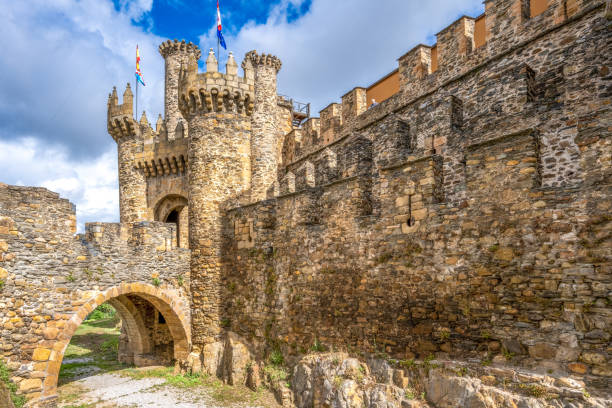 istock Los Templarios Castle in Ponferrada, Spain 1437088594