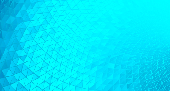 Abstract polygonal blue background