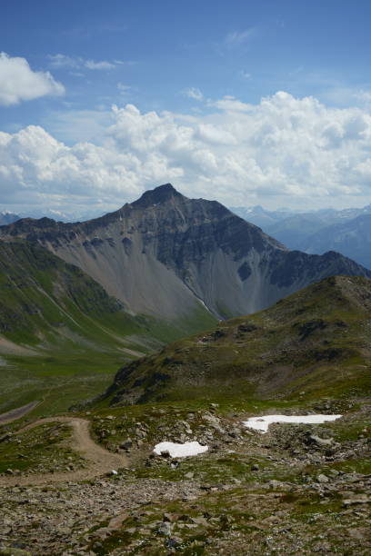 Mountain view from the Parpaner Rothorn, Lenzerheide