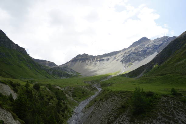 Valley on the Parpaner Rothorn, Lenzerheide