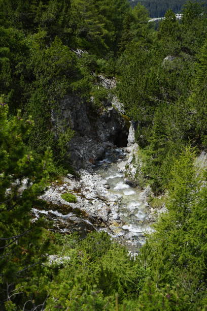 River on the Parpaner Rothorn, Lenzerheide