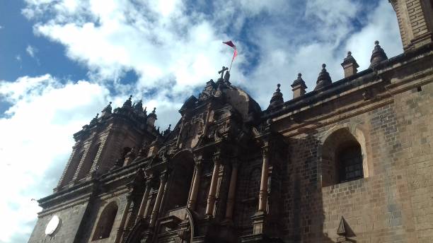 istock Front of the Cathedral in Cusco 1437102579