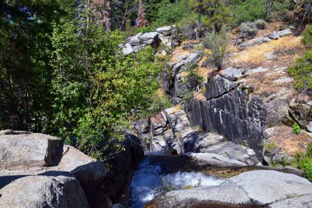 istock Horsetail Falls cascade down the cliffs in Lone Peak Wilderness along the Wasatch Front Rocky Mountains, Utah. USA. 1437103540