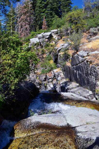 istock Horsetail Falls cascade down the cliffs in Lone Peak Wilderness along the Wasatch Front Rocky Mountains, Utah. USA. 1437103543