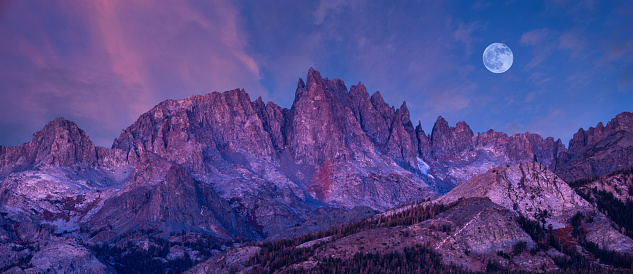 Minarets at sunrise, Mammoth, California