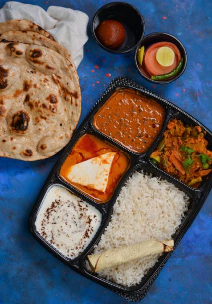 istock Indian food thali takeaway 1437118773