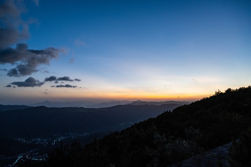 Peak at dusk