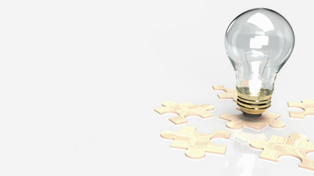 istock The lightbulb on jigsaw for abstract concept  3d rendering 1437138454