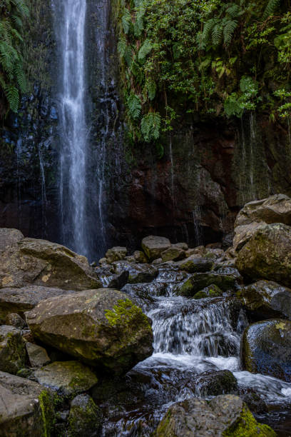 istock Vereda das 25 fontes hiking on Maderia 1437163678