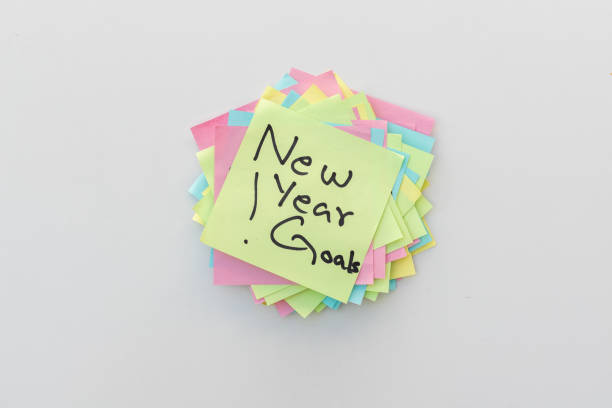istock New year goals handwritten note reminder on a white isolated background 1437165072