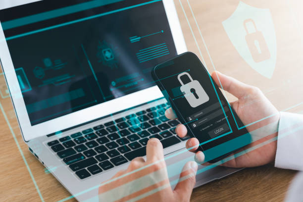 istock cybersecurity concept Global network security technology, business people protect personal information. Encryption with a padlock icon on the virtual interface. 1437173881