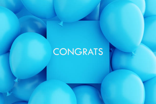 A Ballon isolated on a white background. Copy space.