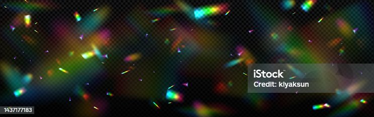 istock overlay rainbow effect, crystal light refraction 1437177183