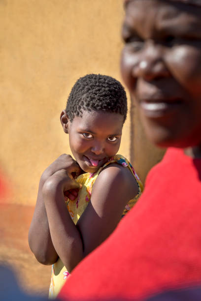 istock African child showing tongue 1437188448