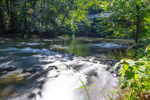 mohican river, mohican state park, ohio - dunedin floride photos et images de collection