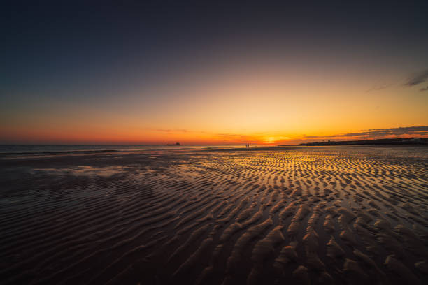 istock Mesmerizing seascape during sunset in Zoutelande, Zeeland, The Netherlands 1437200971