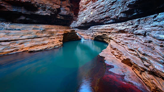 A beautiful shot of the Karijini National Park Gorges Pilbra in Australia