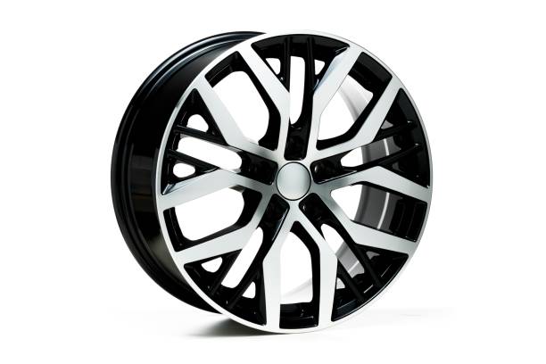 istock Aluminium mag wheel isolated on a white background 1437204661