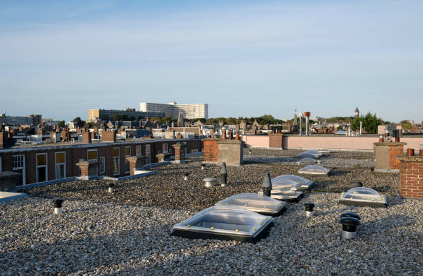 istock Rooftop in The Hague, Netherlands 1437214201