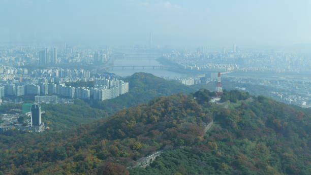 istock Panoramic view of Seoul 1437216325