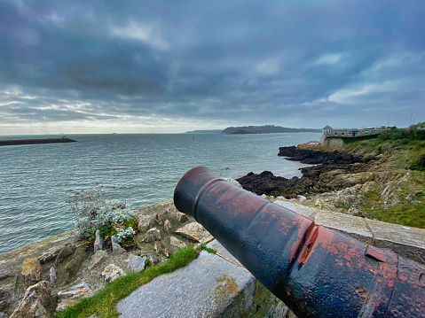 Photograph of Hoe Canons in Plymouth