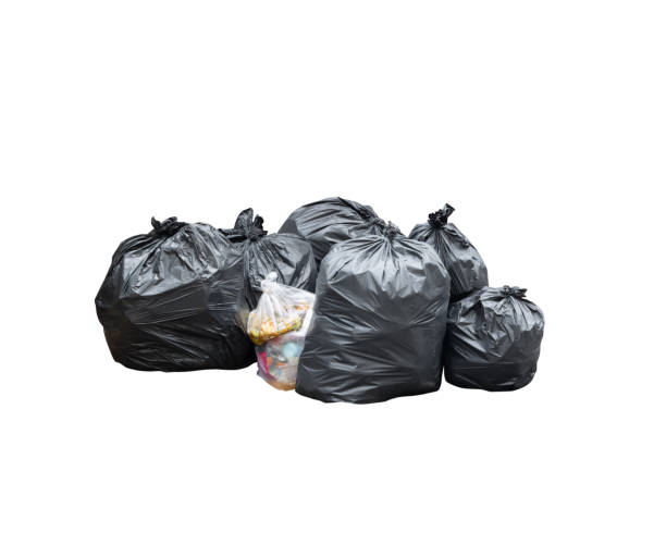 istock pile of garbage black bag  isolated on white background 1437220723
